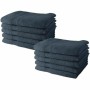 Towel set TODAY Grey 10 Pieces | Tienda24 - Global Online Shop Tienda24.eu