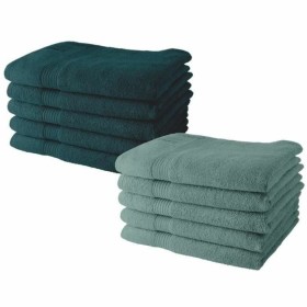 Towels Set TODAY 5 peacock + 5 cecidon 50 x 90 cm (10 Units) by TODAY, Towels - Ref: S7191432, Price: 45,62 €, Discount: %