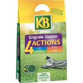 Engrais pour les plantes KB Pelouse 4 en 1 280 m² 7 kg de KB, Engrais Universel - Réf : S7191458, Prix : 73,13 €, Remise : %