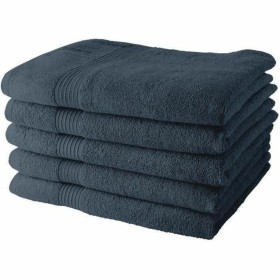 Towel set TODAY Anthracite 5 Pieces 70 x 130 cm by TODAY, Towels - Ref: S7191472, Price: 47,75 €, Discount: %