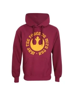 Felpa con Cappuccio Unisex Star Wars May The Force Be With You Bordeaux da Star Wars, Felpe - Ref: D0800476, Precio: €45.52, ...