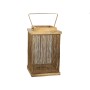 Lantern Romimex Brown Golden Wood Metal 19 x 28 x 19 cm by Romimex, Candelabras and candle holders - Ref: D1618364, Price: 61...