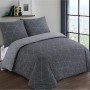 Parure de couette Vision Hugo Gris clair Gris foncé de Vision, Couettes et housses de couette - Réf : S7191641, Prix : 44,69 ...