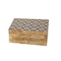 Caixa Decorativa Romimex Castanho Bege Resina Madeira MDF 18 x 8 x 13 cm de Romimex, Caixas - Ref: D1618389, Preço: 26,84 €, ...