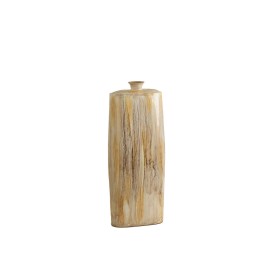 Vaso Romimex Branco Dourado Alumínio 23 x 54 x 13 cm de Romimex, Jarrões - Ref: D1618395, Preço: 108,89 €, Desconto: %