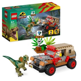 Playset Lego Jurassic Park 30th Anniversary 76958 Dilophosaurus Ambush 211 Peças de Lego, Playsets de figuras de brincar - Re...