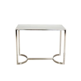 Console Romimex Argenté Acier inoxydable Marbre synthétique 100 x 80 x 40 cm de Romimex, Tables - Réf : D1618408, Prix : 802,...