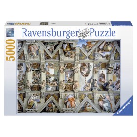 Puzzle Ravensburger 17429 The Sistine Chapel - Michelangelo 5000 Stücke von Ravensburger, Klassische Puzzles - Ref: S7191902,...