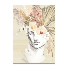 Cuadro Romimex Crema Lienzo Hojas Busto 50 x 70 x 3 cm de Romimex, Pinturas artísticas - Ref: D1618414, Precio: 17,97 €, Desc...