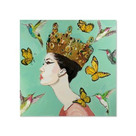 Painting Romimex Multicolour Canvas Queen 80 x 80 x 5 cm by Romimex, Paintings - Ref: D1618419, Price: 44,20 €, Discount: %