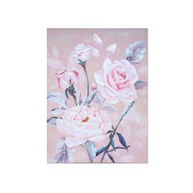 Bild Romimex Rosa Leinwand Rosen 60 x 80 x 3 cm von Romimex, Leinwanddrucke - Ref: D1618442, Preis: 49,28 €, Rabatt: %