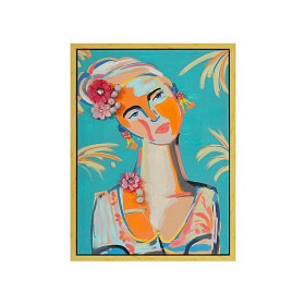 Painting Romimex Multicolour Canvas Lady 50 x 70 x 4 cm by Romimex, Prints on Canvas - Ref: D1618450, Price: 90,90 €, Discoun...