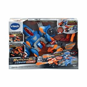 Super Robot Transformable Vtech Switch & Go Dinos Combo: SUPER SPINO-DACTYL 2 IN 1 Dinosaurio de Vtech, Muñecos y figuras de ...