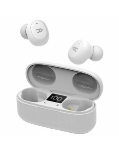 In-ear Bluetooth Headphones Audio-Technica Iberia ATH-SQ1TWWH White | Tienda24 Tienda24.eu