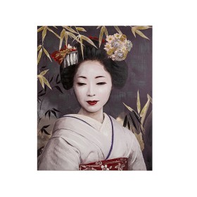 Cuadro Óleo Romimex Lienzo Geisha 80 x 120 x 3 cm de Romimex, Impresiones sobre lienzo - Ref: D1618525, Precio: 87,30 €, Desc...