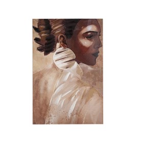 Oil Painting Romimex Brown Beige Cream Canvas Lady 60 x 90 x 3 cm by Romimex, Paintings - Ref: D1618527, Price: 59,58 €, Disc...