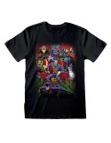 Camisola de Manga Curta DC Comics Villains Preto Unissexo | Tienda24 Tienda24.eu