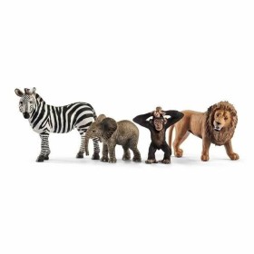 Figurines d'animaux Schleich 42387 Wild Life: Safari 4 Pièces Plastique de Schleich, Animaux - Réf : S7192513, Prix : 38,18 €...