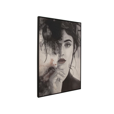 Cuadro Óleo Romimex Yute Mujer 80 x 120 x 5 cm de Romimex, Pinturas artísticas - Ref: D1618581, Precio: 85,28 €, Descuento: %