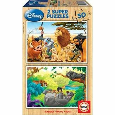 Puzzle Educa DISNEY 100 Pezzi (2x50 cm) | Tienda24 - Global Online Shop Tienda24.eu