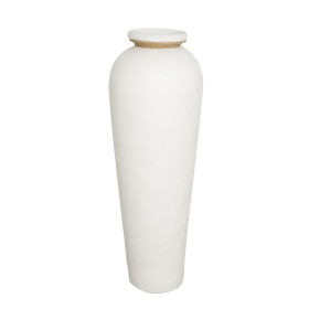 Vase Alexandra House Living Weiß Terrakotta 33 x 82 x 33 cm von Alexandra House Living, Vasen - Ref: D1618610, Preis: 146,30 ...