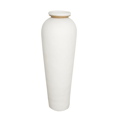 Vase Alexandra House Living Blanc Terre cuite 33 x 82 x 33 cm de Alexandra House Living, Vases - Réf : D1618610, Prix : 146,3...