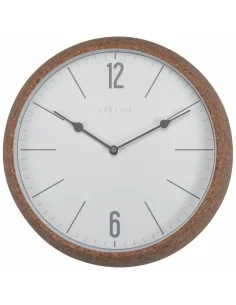 Reloj de Pared Blanco Madera Cristal 22 x 22 x 4,5 cm | Tienda24 Tienda24.eu