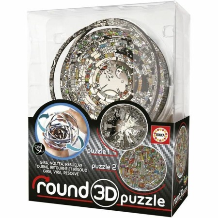 Puzzle Educa Round 3D de Educa, Puzzles classiques - Réf : S7192849, Prix : 30,25 €, Remise : %