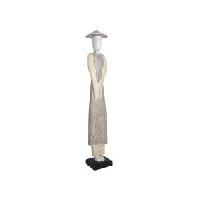 Figura Decorativa Romimex Beige Madera Japonesa 20 x 150 x 20 cm de Romimex, Coleccionables - Ref: D1618658, Precio: 136,11 €...