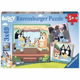 Set de 3 Puzzles Bluey Ravensburger 05685 147 Pièces de Bluey, Puzzles classiques - Réf : S7192975, Prix : 28,08 €, Remise : %