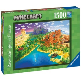 Puzzle Minecraft Ravensburger 17189 World of Minecraft 1500 Piezas de Minecraft, Puzzles - Ref: S7192985, Precio: 38,31 €, De...