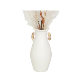 Vaso Romimex Branco Rotim Terracota 20 x 40 x 20 cm Com pegas de Romimex, Jarrões - Ref: D1618672, Preço: 76,00 €, Desconto: %