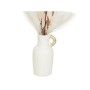 Vase Romimex Blanc Rotin Terre cuite 12 x 30 x 12 cm Avec poignée de Romimex, Vases - Réf : D1618674, Prix : 57,51 €, Remise : %