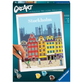 Set Pittura per Numeri Ravensburger Stockholm di Ravensburger, Dipingere con i numeri - Rif: S7193003, Prezzo: 32,21 €, Scont...