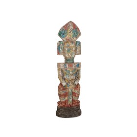 Sculpture Romimex Jaune Rouge Vert Bois de suar 33 x 157 x 33 cm Tribal de Romimex, Sculptures - Réf : D1618692, Prix : 470,5...