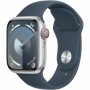 Smartwatch Apple Series 9 Blue Silver 41 mm by Apple, Smartwatches - Ref: S7193089, Price: 618,25 €, Discount: %