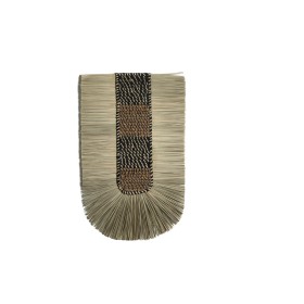 Décoration murale Romimex Noir Naturel Fibre végétale 46 x 8 x 68 cm de Romimex, Sculptures - Réf : D1618734, Prix : 81,14 €,...