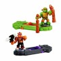 Figuras de combate Teenage Mutant Ninja Turtles Legends of Akedo: Michelangelo vs Evil Bepop de Teenage Mutant Ninja Turtles,...