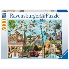 Puzzle Ravensburger 17118 Big Cities Collage 5000 Pieces by Ravensburger, Jigsaws - Ref: S7193319, Price: 82,20 €, Discount: %