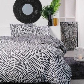 Housse de Couette TODAY Blanc Noir 240 x 200 cm de TODAY, Couettes et housses de couette - Réf : S7193343, Prix : 39,00 €, Re...