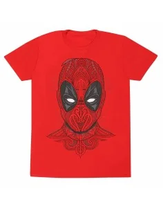 Maglia a Maniche Corte Deadpool Tattoo Style Rosso Unisex da Deadpool, T-shirt - Ref: D0800494, Precio: €23.79, Descuento: %