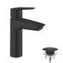 Mitigeur Grohe Start M Noir mat Métal de Grohe, Robinets de lavabo - Réf : S7193473, Prix : 125,43 €, Remise : %