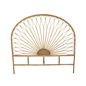 Headboard Romimex Natural Rattan 160 x 150 x 5 cm by Romimex, Beds, structures and bases - Ref: D1618801, Price: 235,67 €, Di...