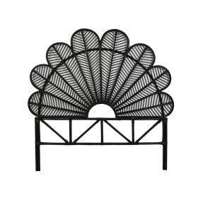 Headboard Romimex Black Rattan 160 x 160 x 5 cm by Romimex, Beds, structures and bases - Ref: D1618802, Price: 276,39 €, Disc...