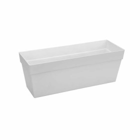 Vaso EDA Tuscan Quadrado Branco Polipropileno (39 x 39 x 65 cm) | Tienda24 - Global Online Shop Tienda24.eu