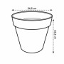 Vaso Elho Loft Urban 25 Giallo Ø 24,5 x 22,2 cm di Elho, Vasi tradizionali - Rif: S7193532, Prezzo: 26,29 €, Sconto: %