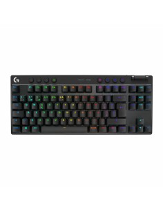 Teclado Savio BLACKOUT Negro Multicolor Inglés QWERTY | Tienda24 Tienda24.eu