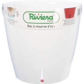 Pot Riviera Blanc Rond de Riviera, Pots de fleurs - Réf : S7193656, Prix : 42,64 €, Remise : %