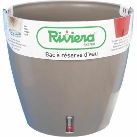 Conjunto de Vasos Ø 22 cm Ø 27 cm 2 Peças Bege Argila | Tienda24 - Global Online Shop Tienda24.eu