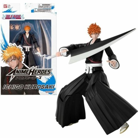 Action Figure Bandai Bleach - Anime Heroes: Ichigo Kurosaki 17 cm | Tienda24 - Global Online Shop Tienda24.eu